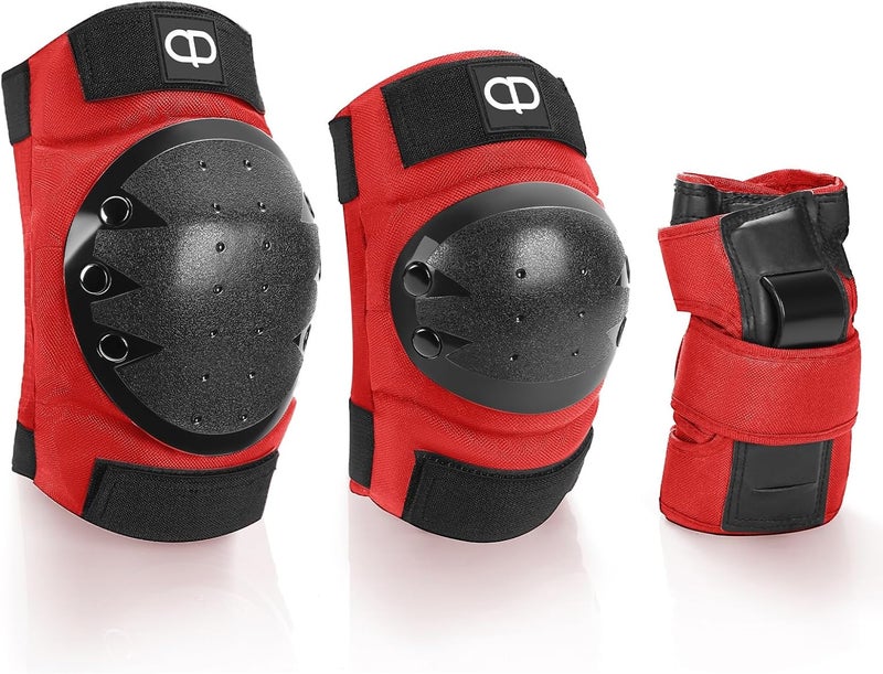 DA - Adult and Child Knee, Elbow, and Wrist Guards, Suitable for Bicycles, ice Skating, Roller Skating, Skateboarding, and Scooters - Image 1